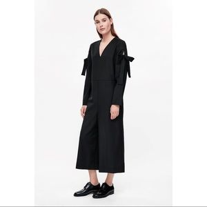COS Black Cropped Jumpsuit Size 6